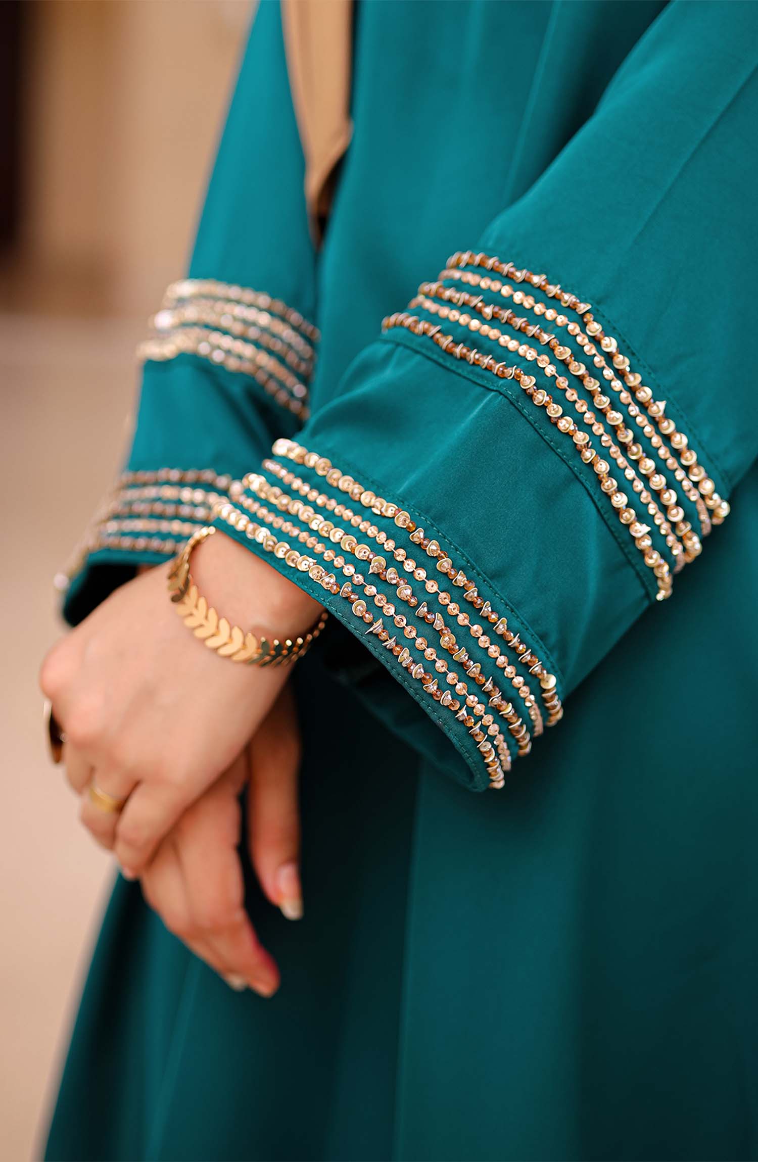 Emerald Embellished Attire