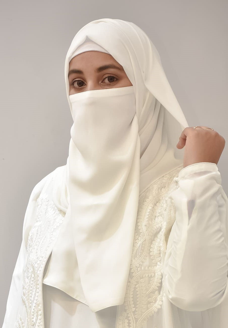 White Niqab